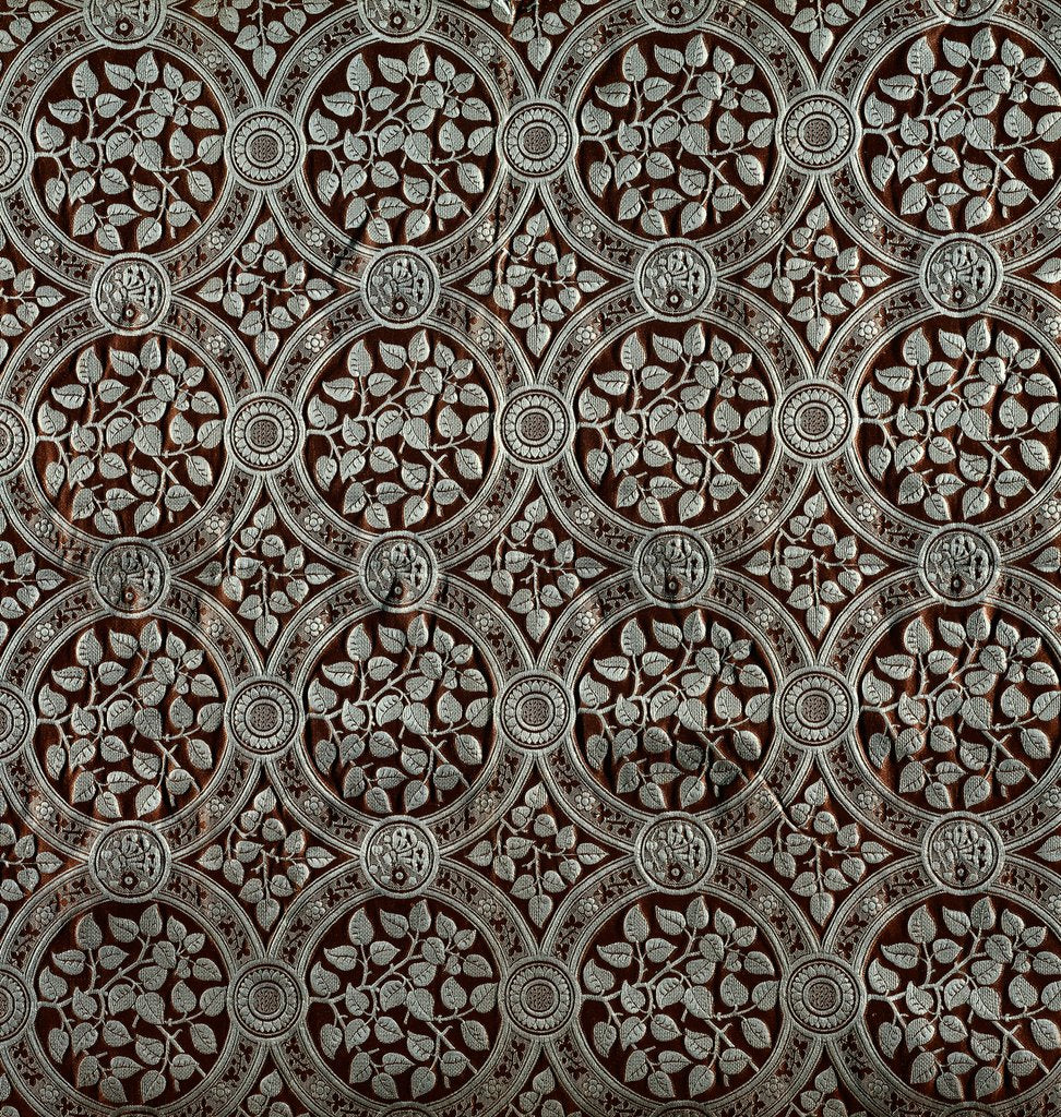 Detail of Small Syringa furnishing fabric by Edward William Godwin