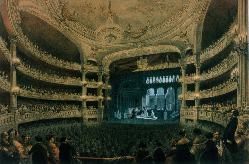 Detail of Imperial Music Academy by J. Arnout