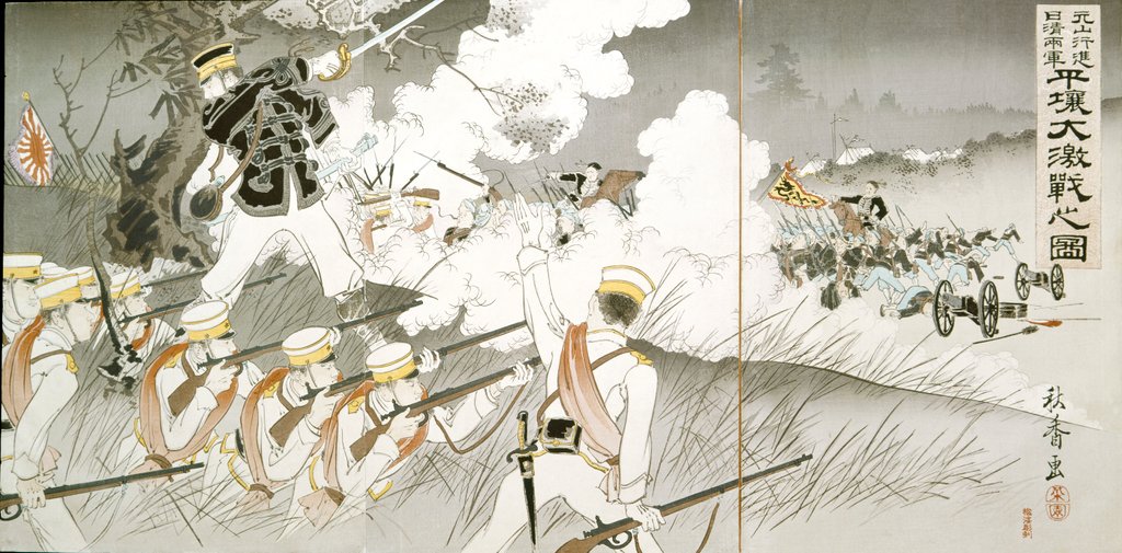 Detail of Episodes from the Sino-Japanese War. Japan, late 19th century by Anonymous