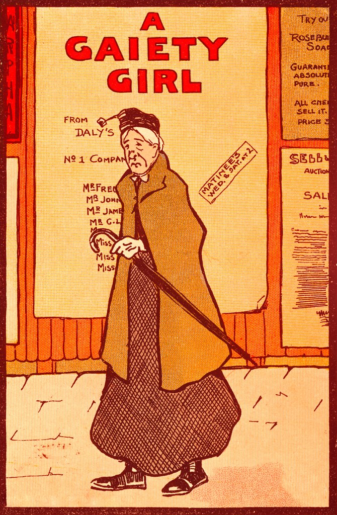 Detail of A Gaiety Girl by Hellier Denselow