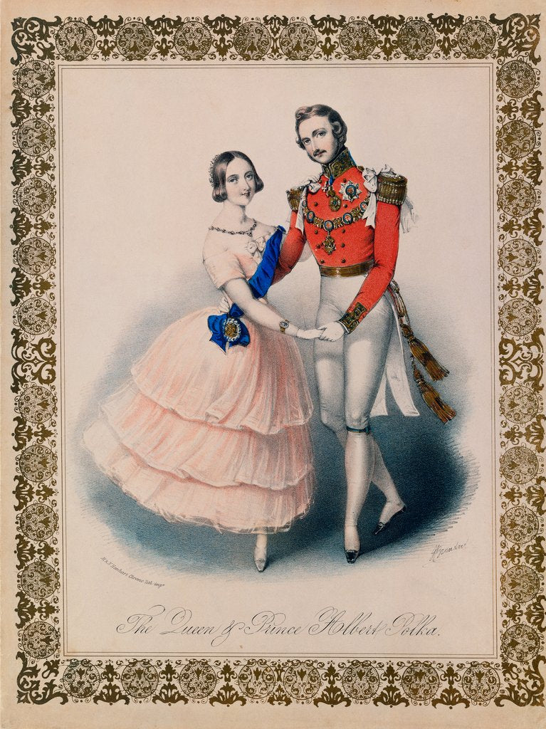 Detail of Victoria and Albert Polka by John Brandard