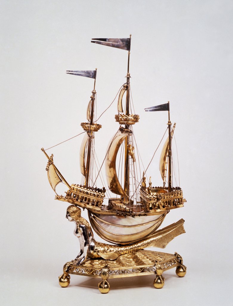 Detail of The Burghley Nef. Paris, France, 1527 by Unknown