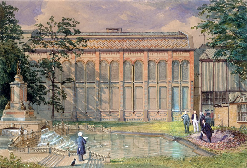 Detail of The Sheepshanks Paintings Gallery, South Kensington Museum by Anthony Carey Stannus