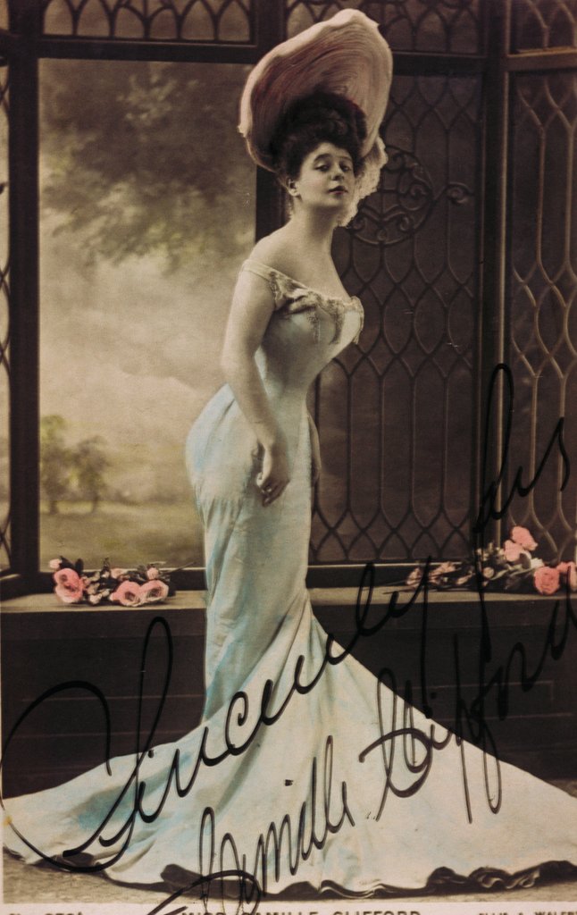 Detail of Camille Clifford by Ellis and Walery