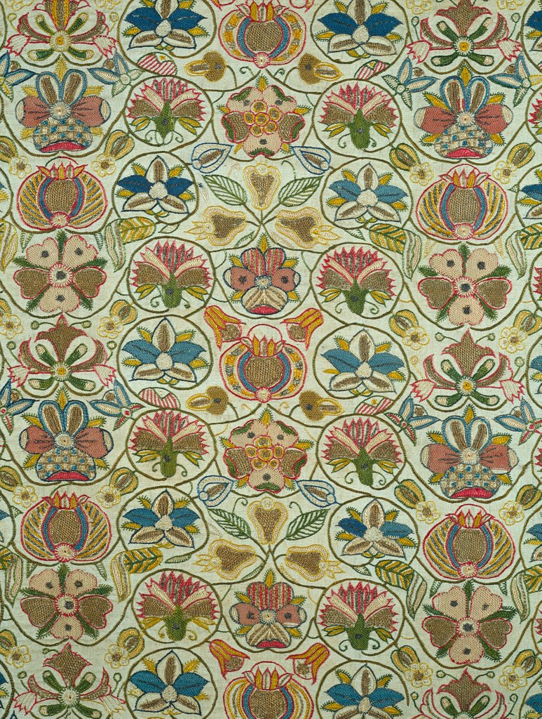 Detail of Detail of a pillow cover. UK, early 17th century by Unknown