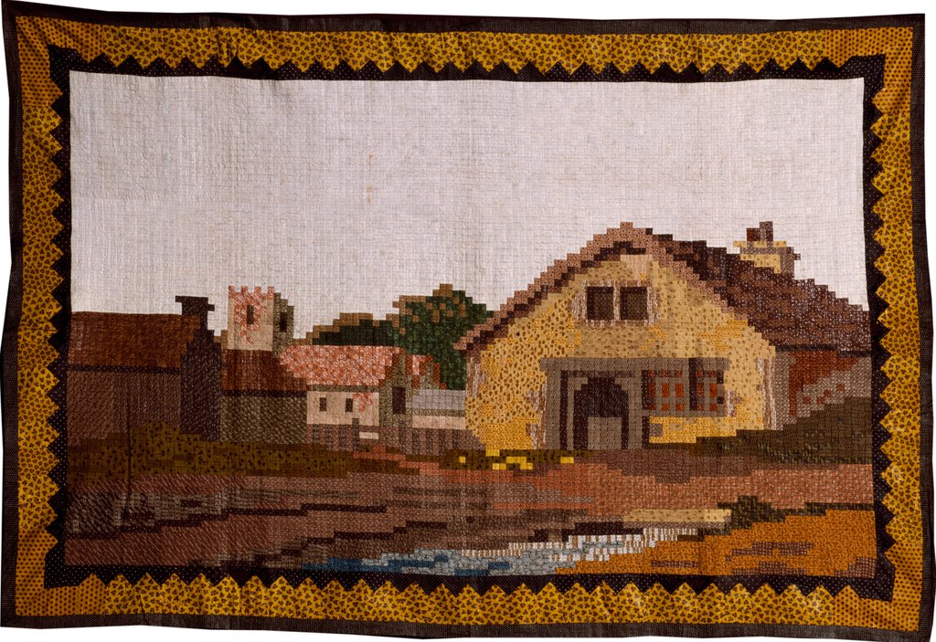 Detail of Patchwork Hanging by Unknown