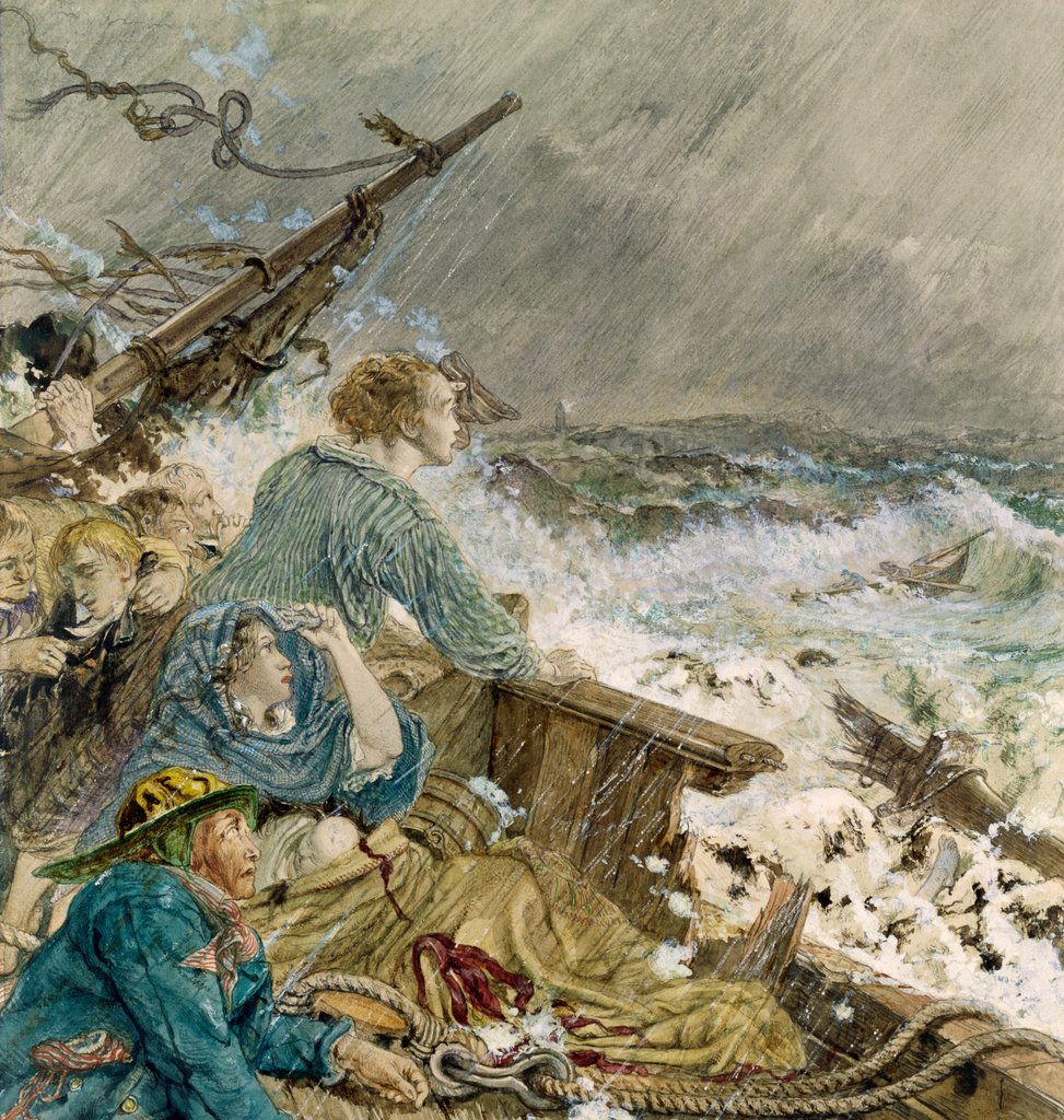 Detail of Grace Darling and Her Father by William Bell Scott