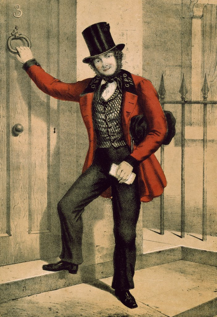 Detail of The Postman's Knock by S. Rosenthal