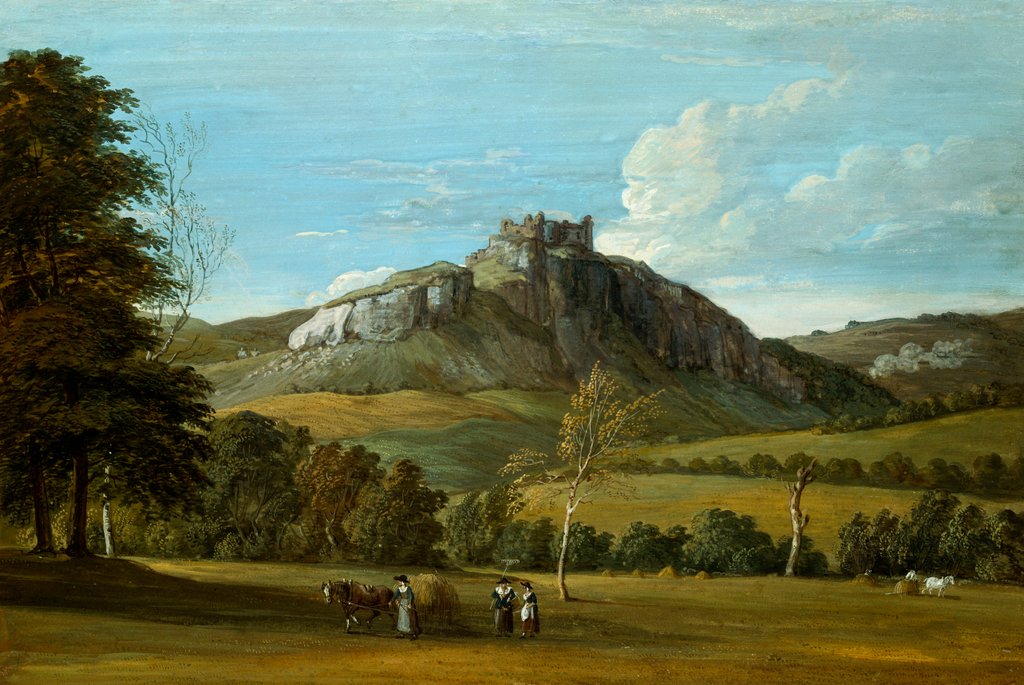 Detail of Curreg-Cennan Castle by Paul Sandby