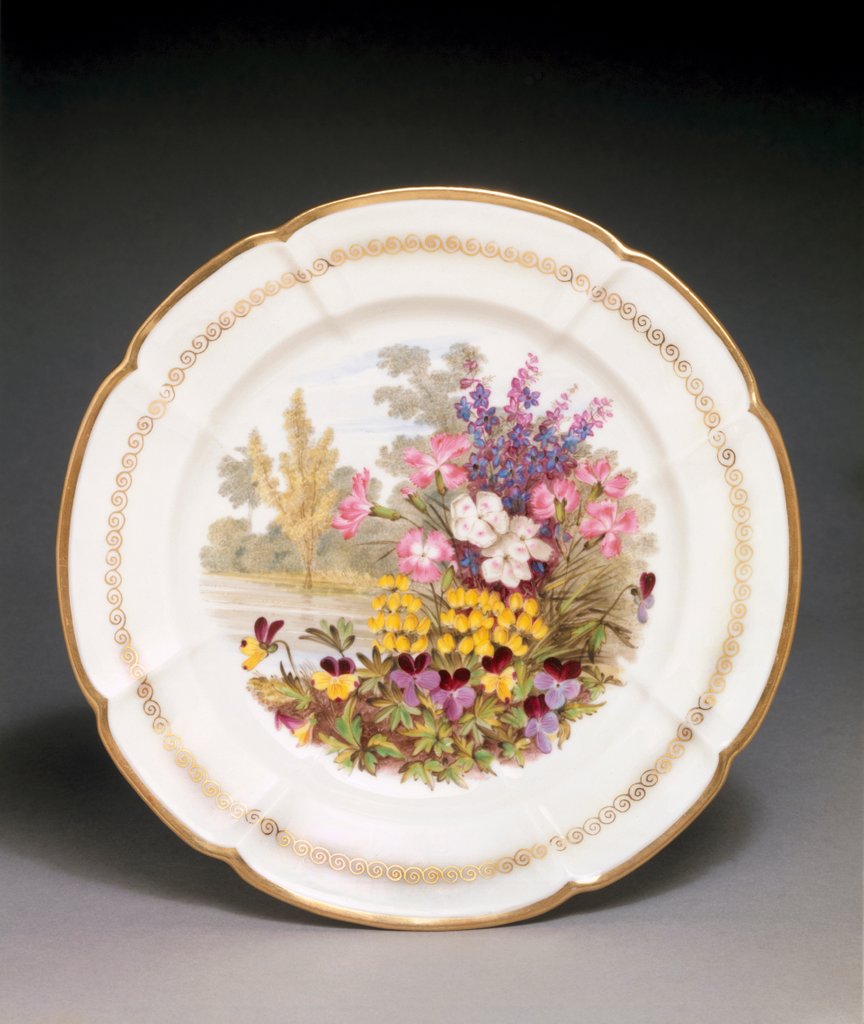 Detail of Plate by Thomas Baxter