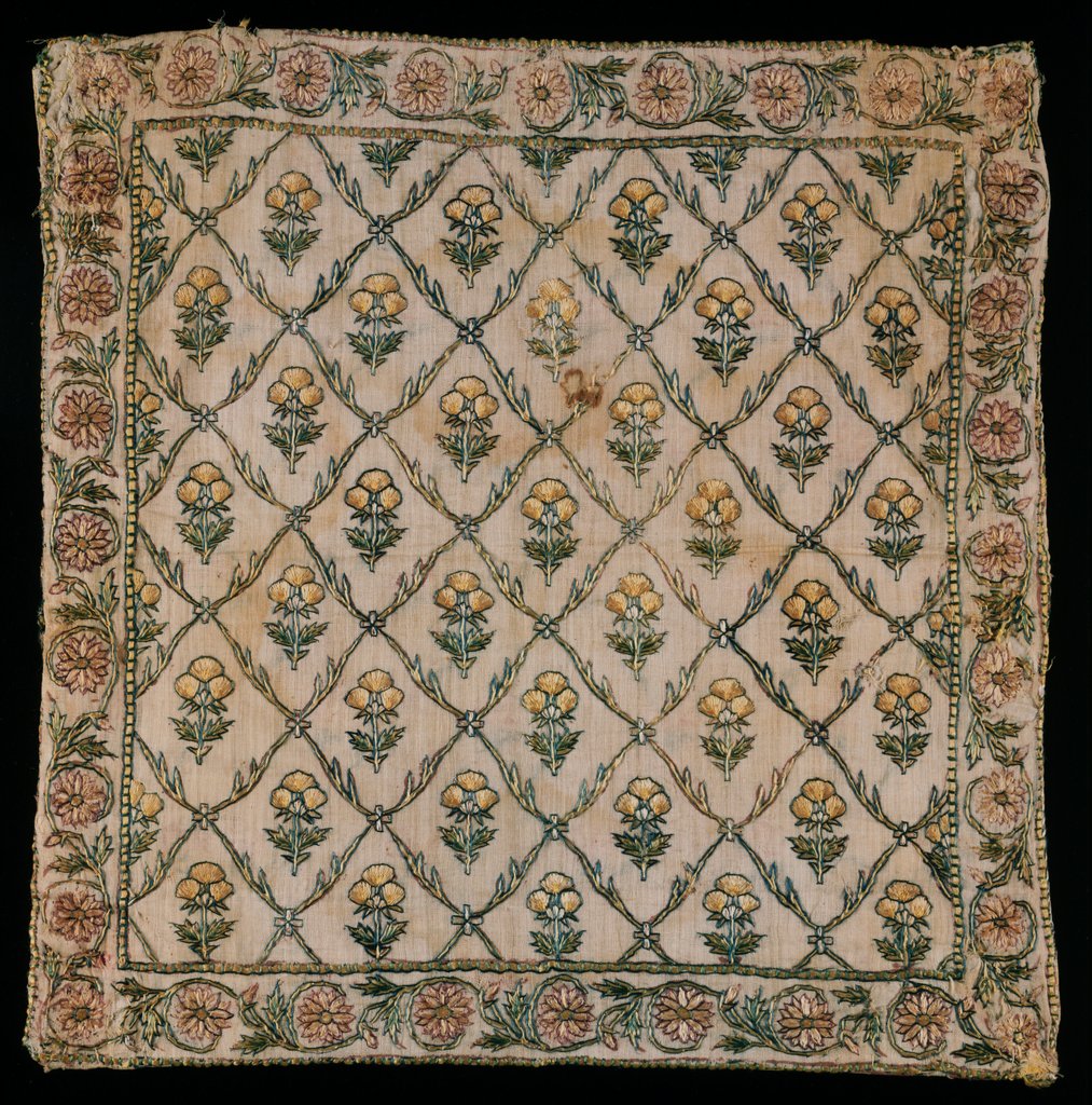 Detail of Cover for a Ceremonial Gift. India, 19th century by Unknown