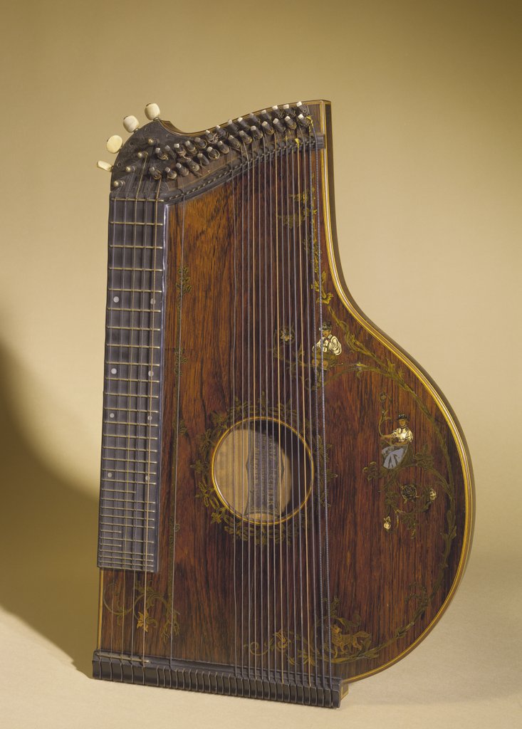 Detail of Zither by Franz Lehner