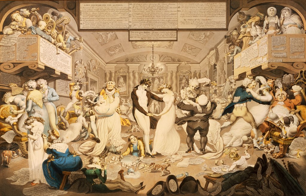 Detail of The Waltz by Edward Francis Burney