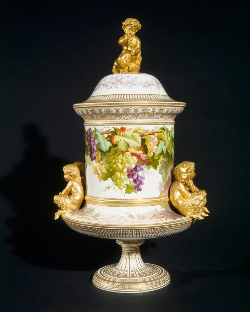 Detail of Ice bucket by Charles Ferdinand Hürten