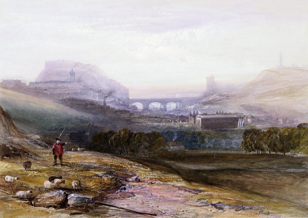Detail of Edinburgh by John Gendall