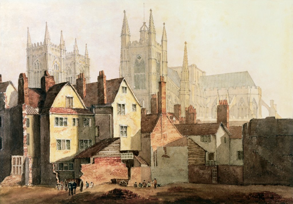 Detail of St Margaret's, Westminster by John Gendall