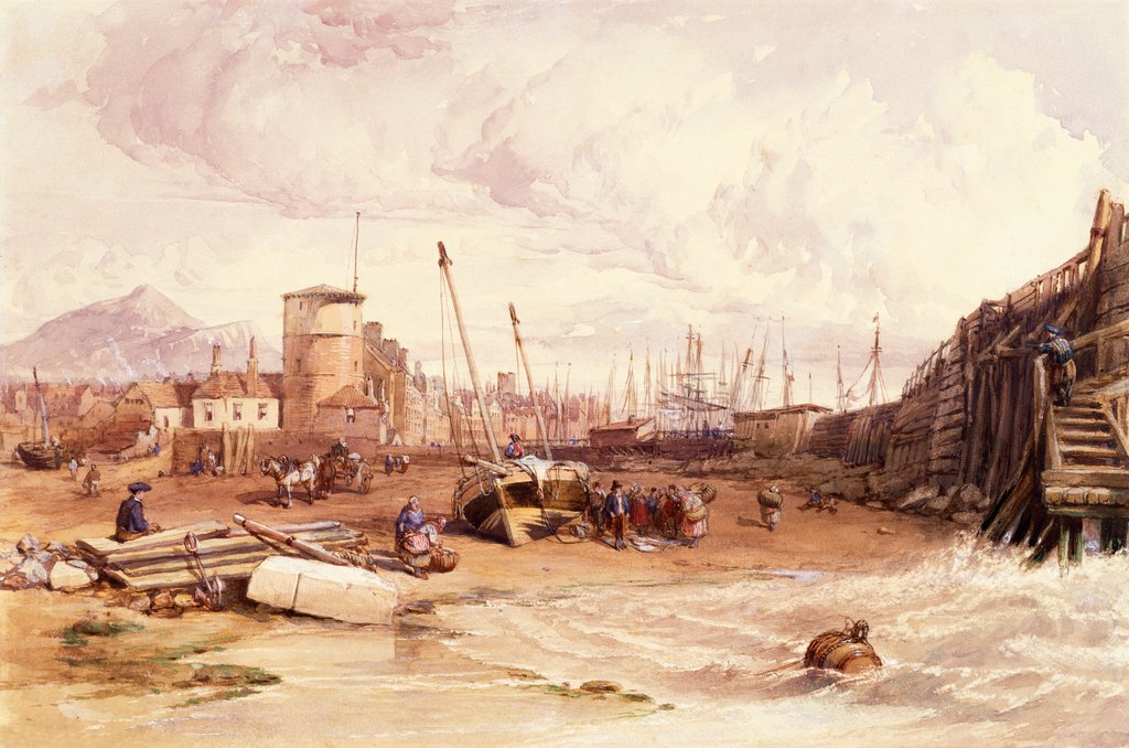 Detail of 1474-1869, The Coast at Cromer by Clarkson Frederick Stanfield