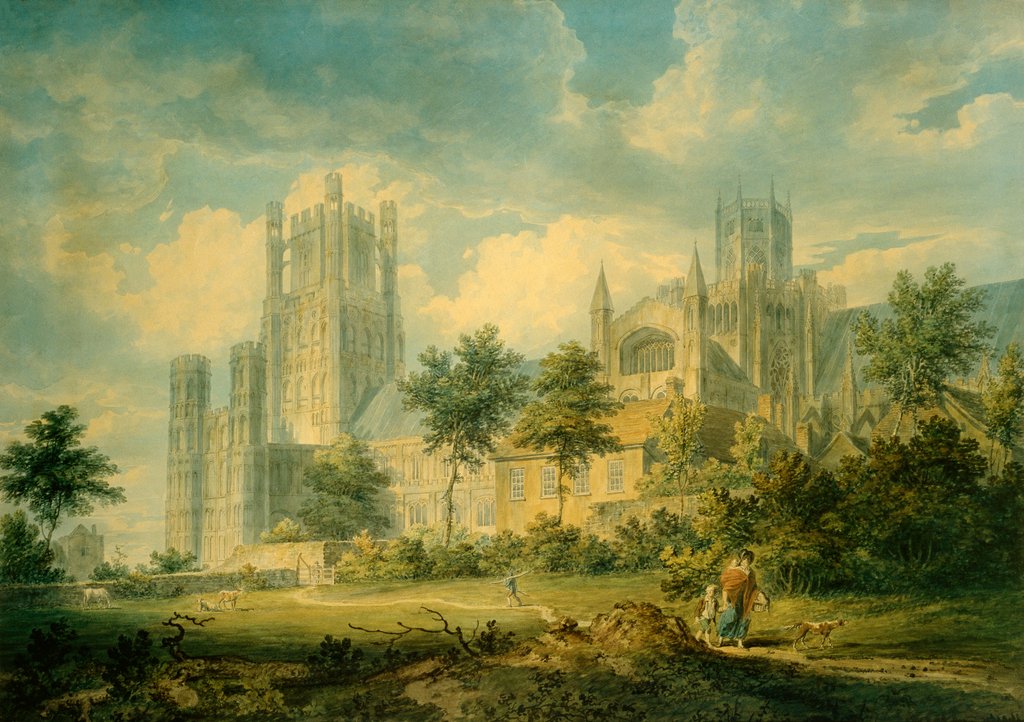 Detail of Ely Cathedral by Edward Dayes