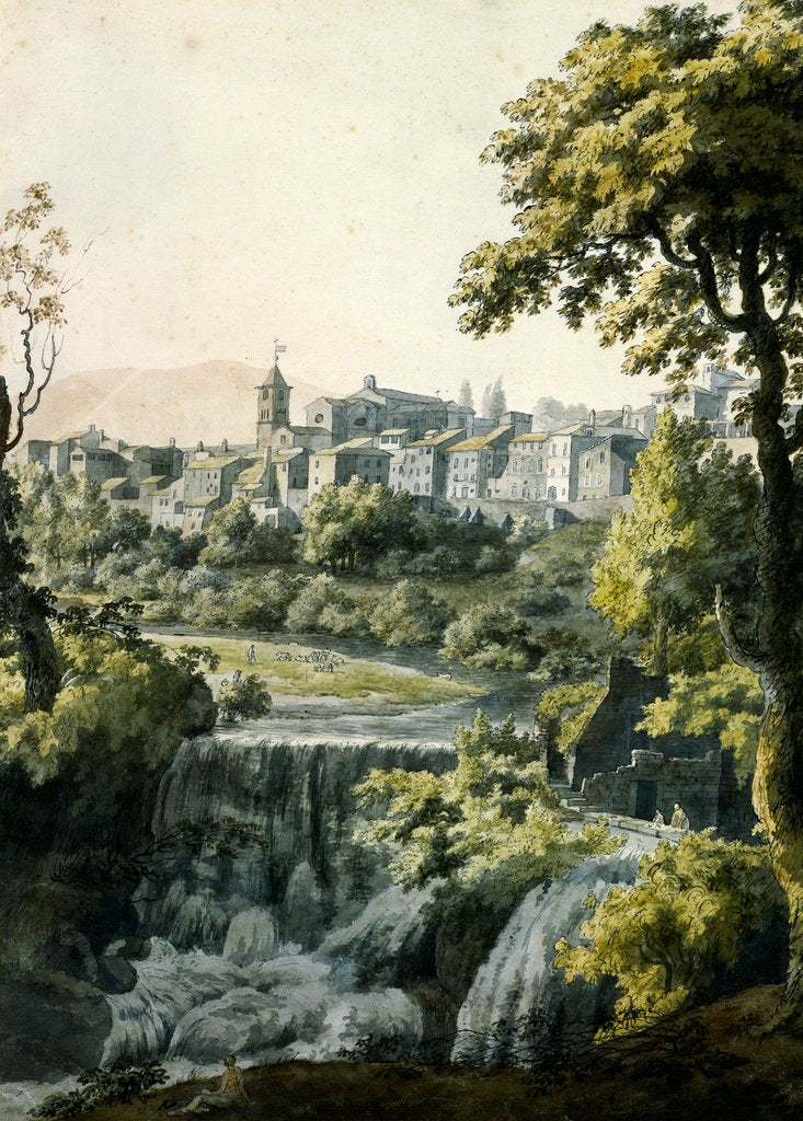 Detail of Tivoli, The Great Cascade by Jonathan Skelton