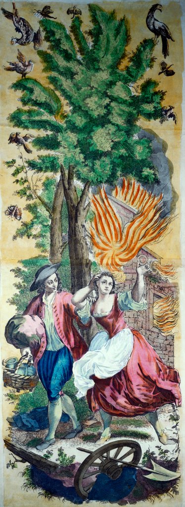 Detail of Wallpaper panel by Unknown
