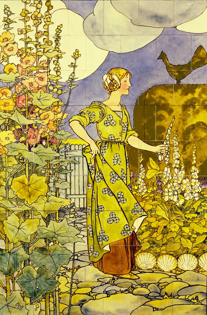 Detail of Mary, Mary, Quite Contrary by M. E. Thompson