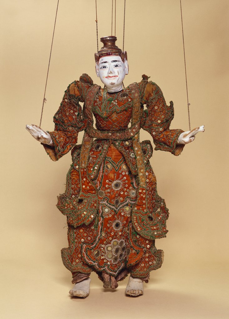 Detail of Puppet. Burma, late 19th century by Unknown