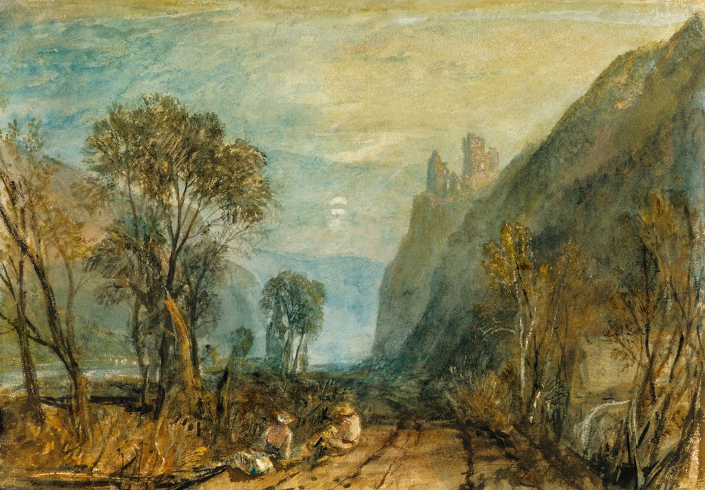 Detail of A View on The Rhine by Joseph Mallord William Turner