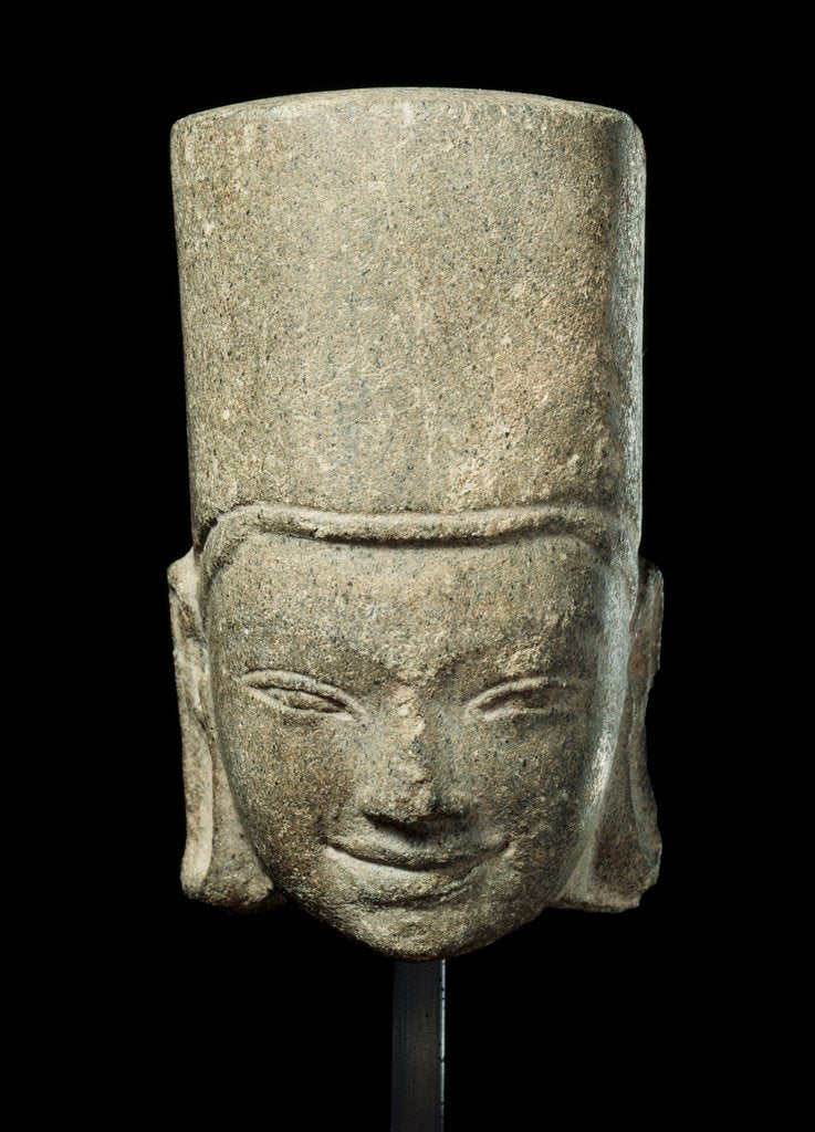 Detail of The Head of Visnu by Unknown