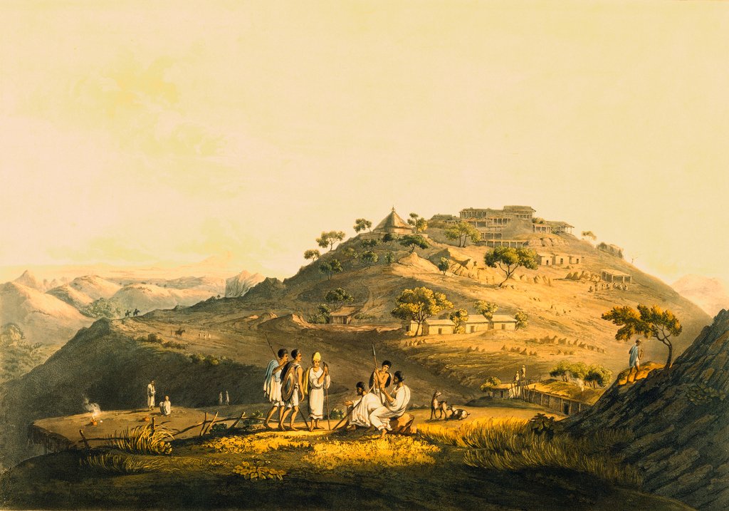 Detail of Town of Dixan by Henry Salt