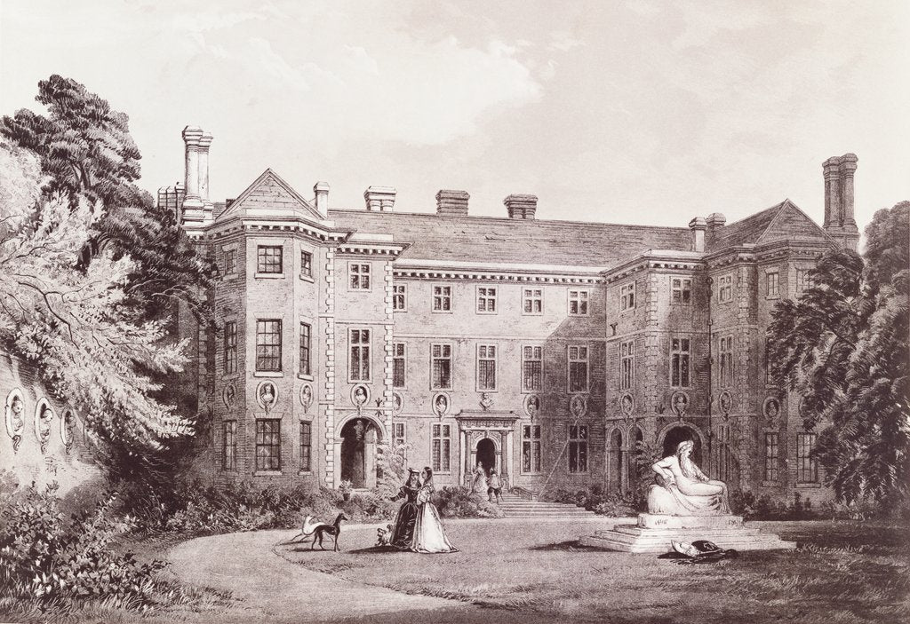 Detail of General view of Ham House. Surrey, England, 19th century by Anonymous