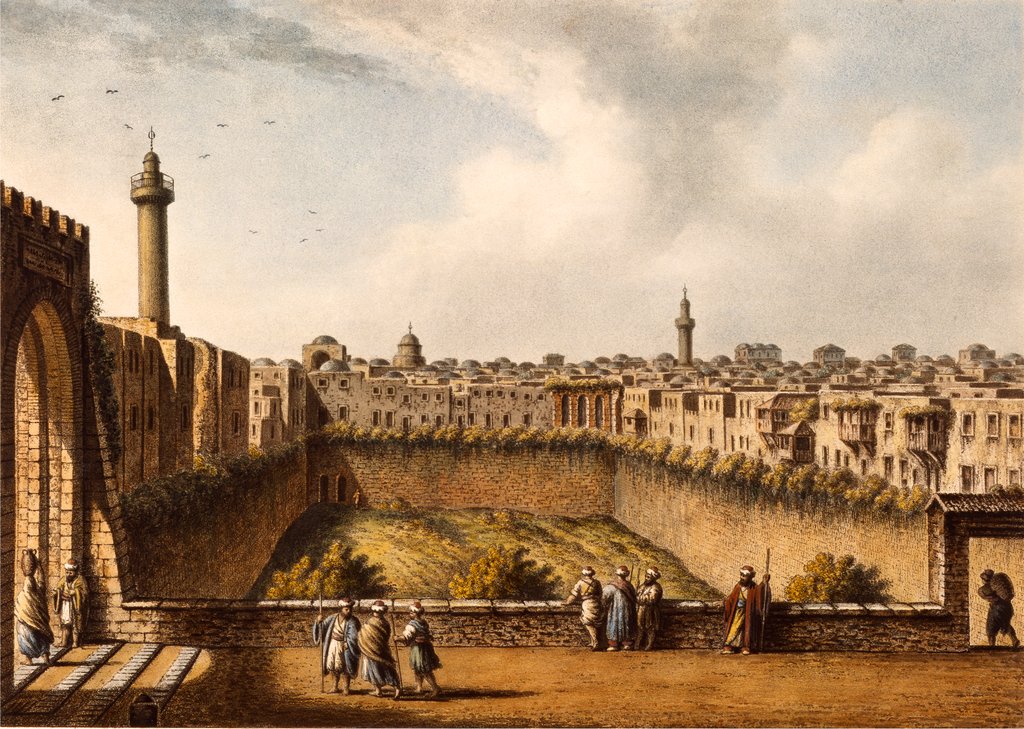 Detail of Pool of Bethesda by Luigi Mayer