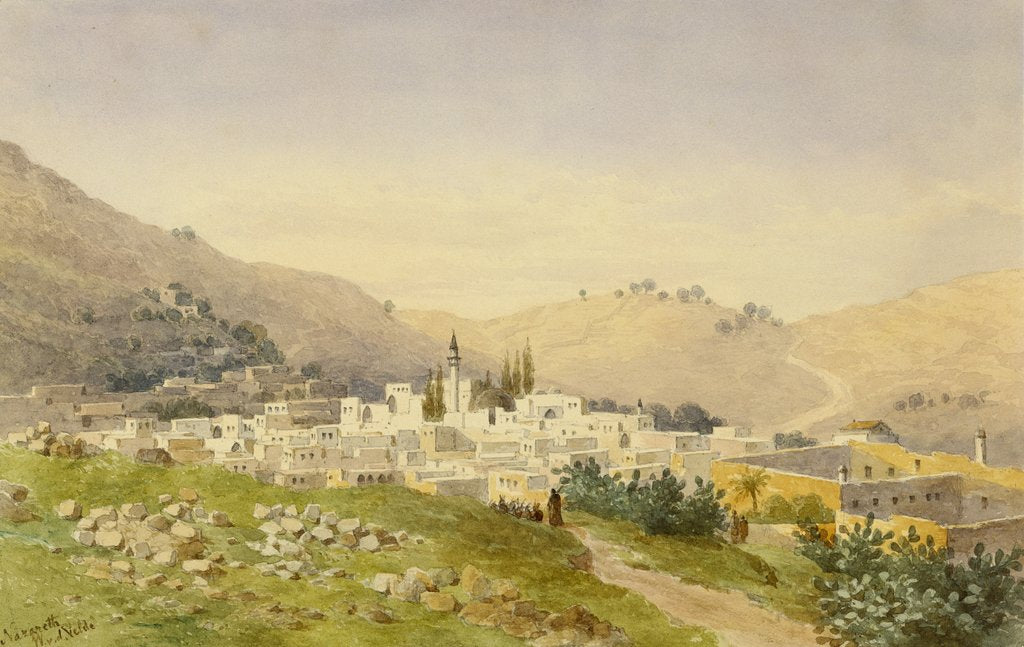 Detail of Nazareth by Charles William Meredith van de Velde