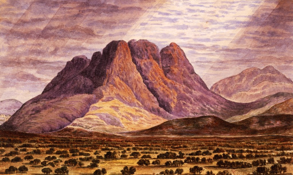 Detail of Mount Sinai by Mary Parker