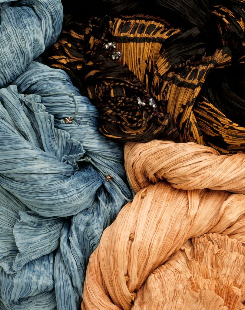 Detail of Three Evening Gowns, details. England, early 20th century by Mariano Fortuny