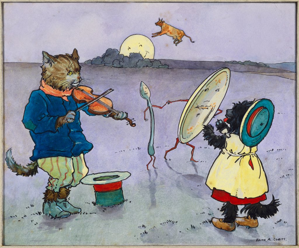Detail of Hey Diddle by Edith Cubbitt