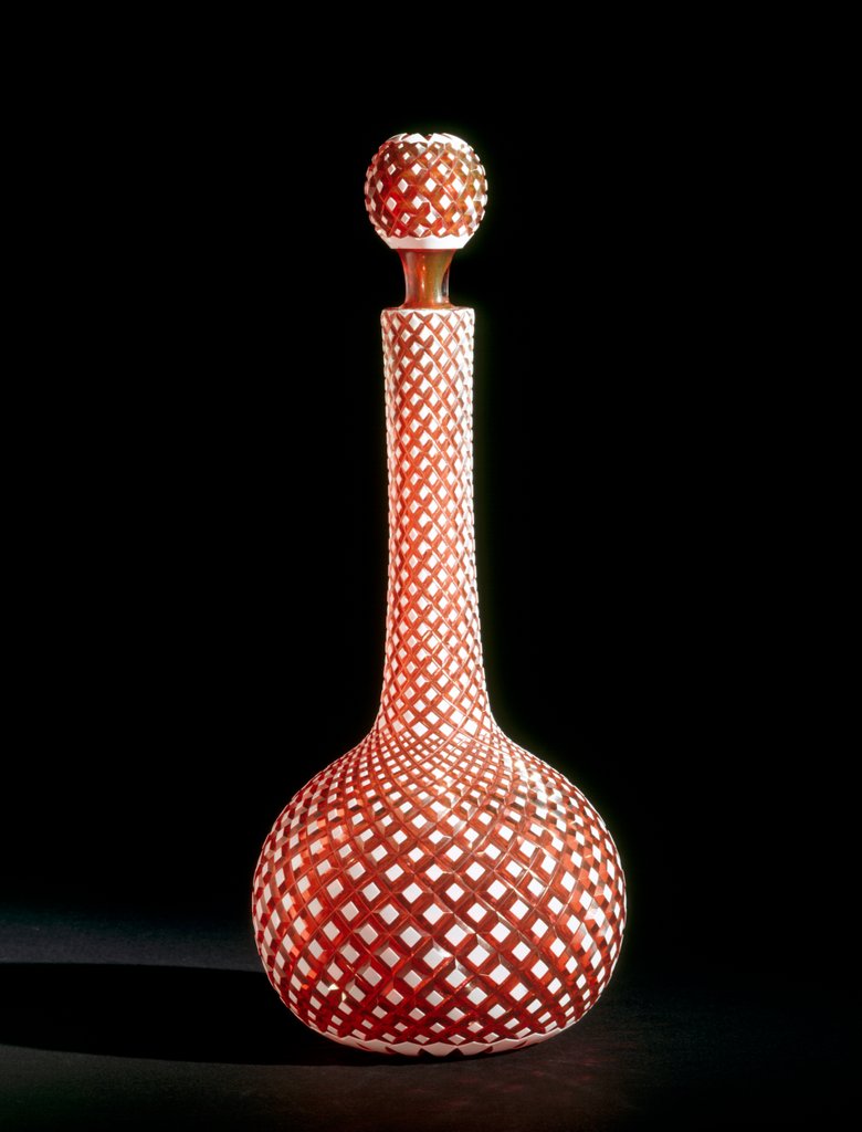 Detail of Decanter & stopper by Unknown