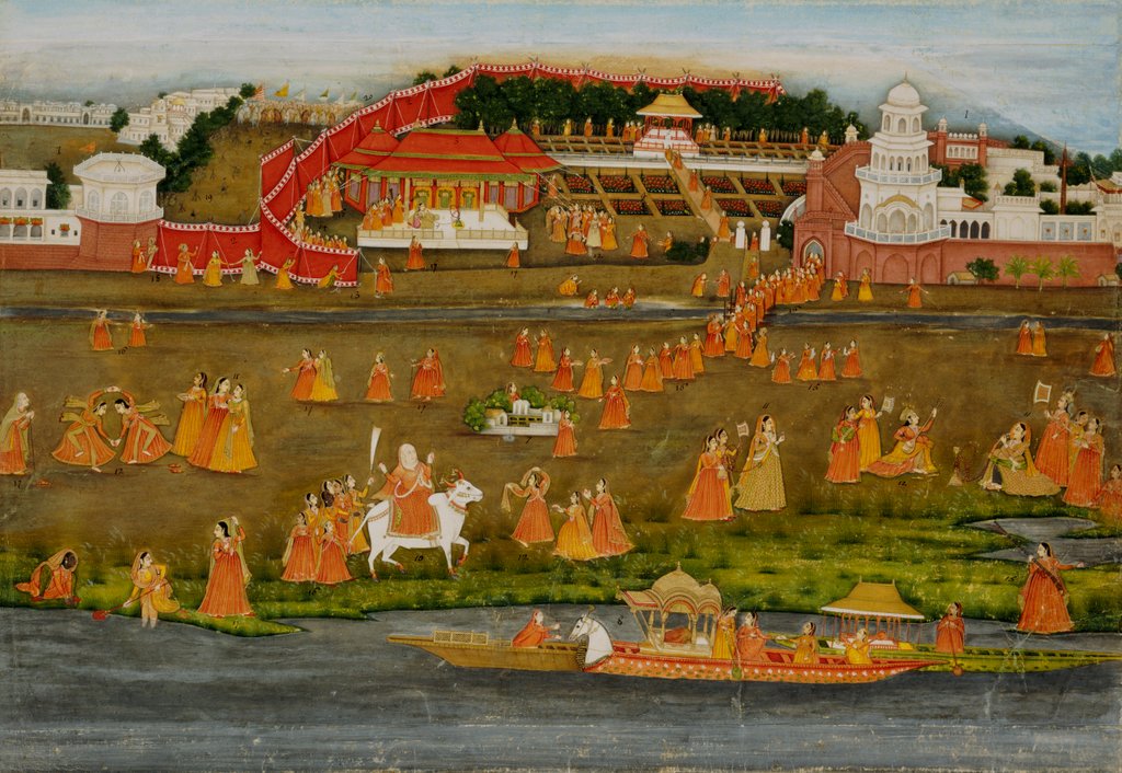 Detail of Serail de l'empereur Mahammadeha a la Campagne by Unknown