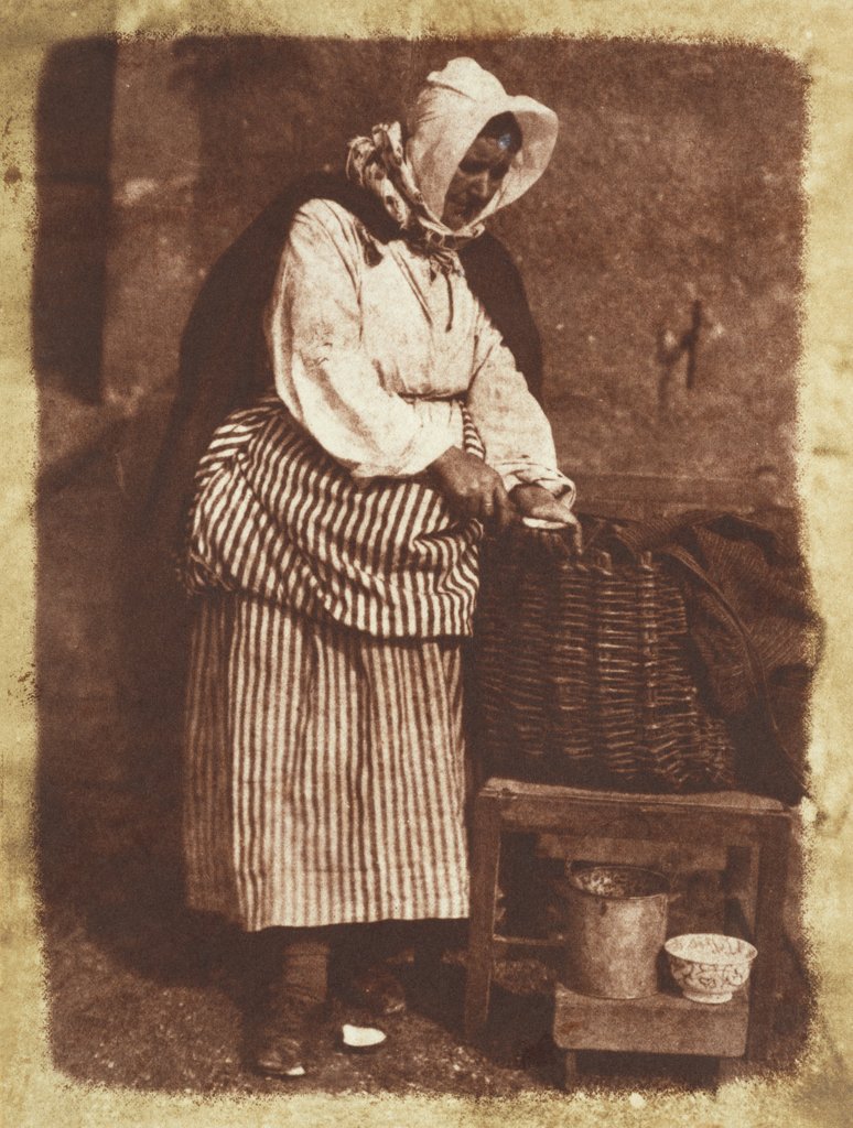 Detail of Oyster Woman by David Octavius Hill and Robert Adamson