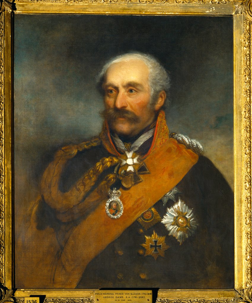Detail of Portrait of Field Marshall Prince von Blucher by George Dawe(R.A.)