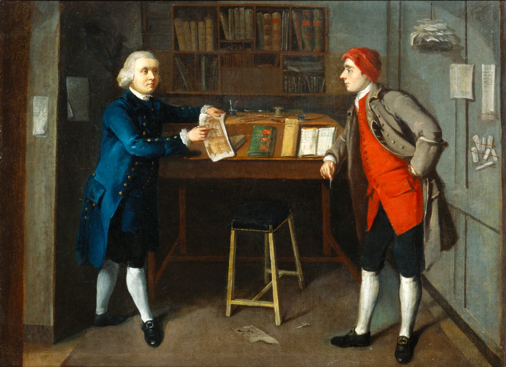 Detail of A Cabinet Maker's Office. Great Britain, c.1770 by Unknown