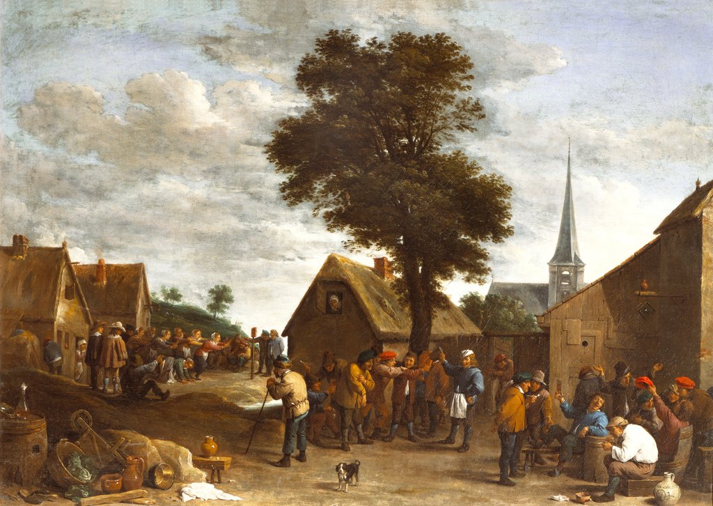 Detail of A Flemish Village Festival by David Teniers The Younger