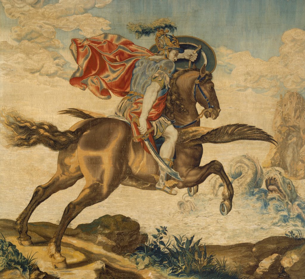 Detail of Perseus and Andromeda by Francis Cleyn