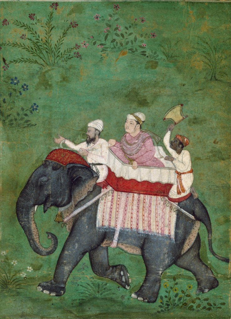 Detail of Nobleman on an elephant by Unknown