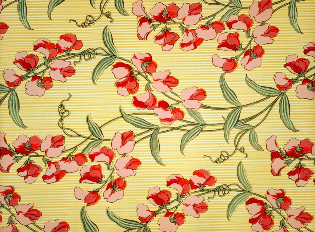 Detail of Sweet Peas by Jean Dresser Christopher