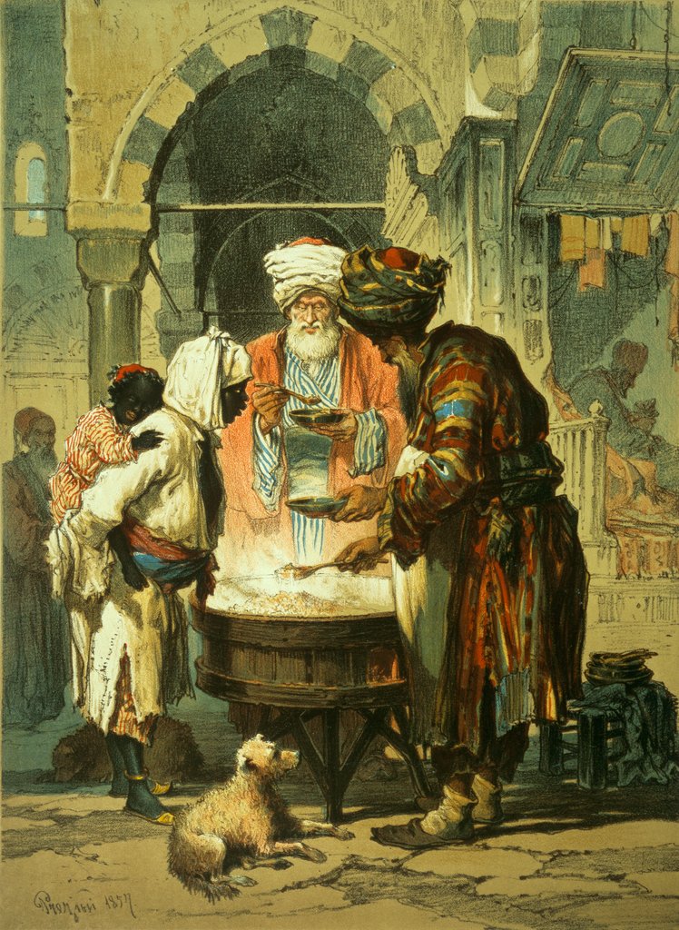 Detail of Recollections of Eastern life by Count Preziosi