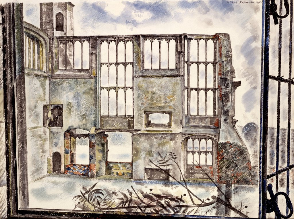 Detail of Banqueting Hall, Sudeley Castle by Michael Rothenstein