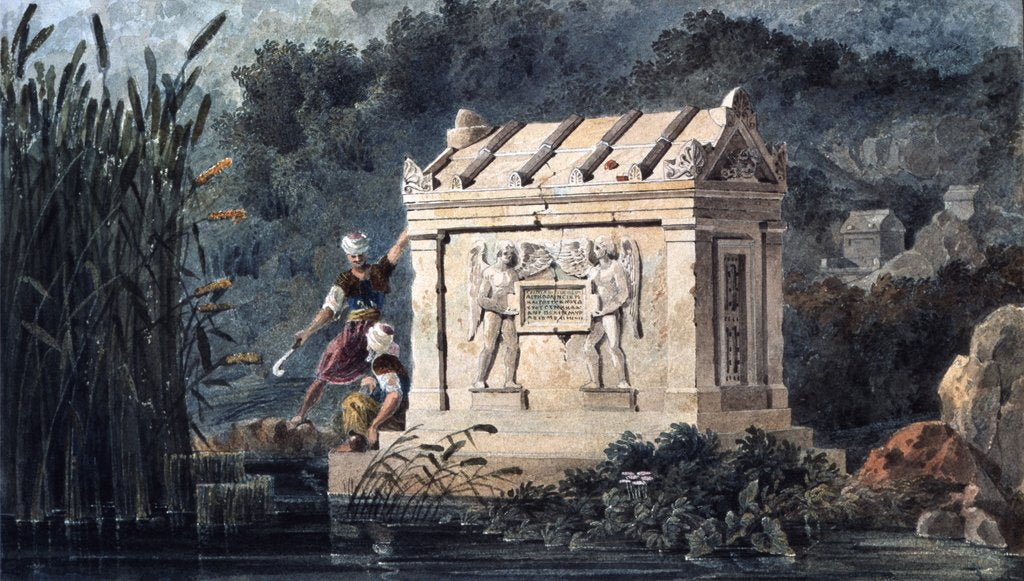 Detail of A Tomb in Lycia by John Peter Gandy