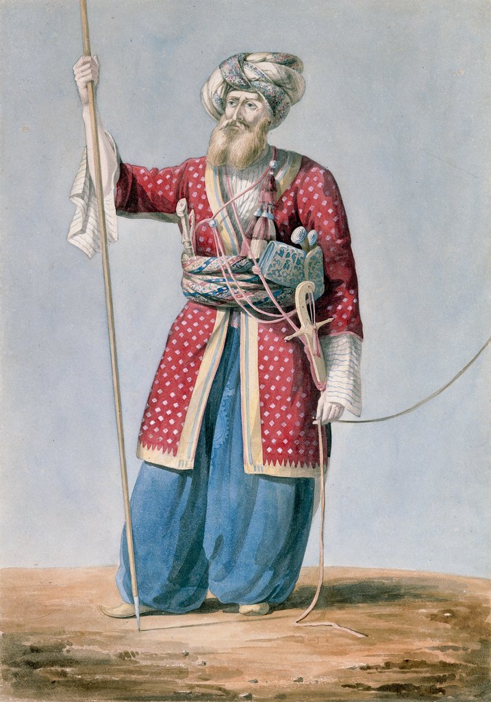 Detail of A Mamluk from Aleppo by William Page