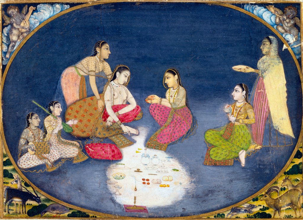 Detail of Ladies at night by Unknown