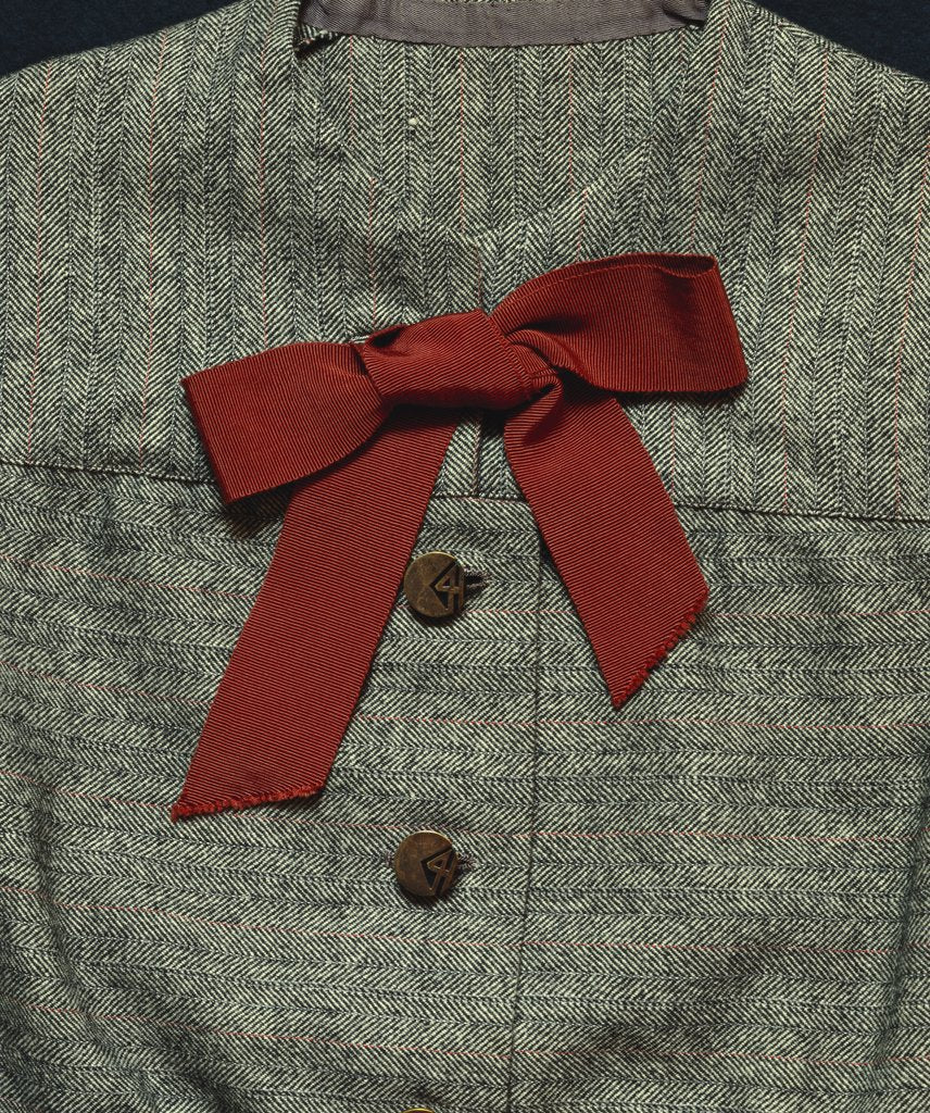 Detail of Blouse, part of a suit in the Utility Collection by Digby Morton. England, 1942 by Digby Morton